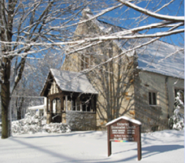 Sanctuary with Snow